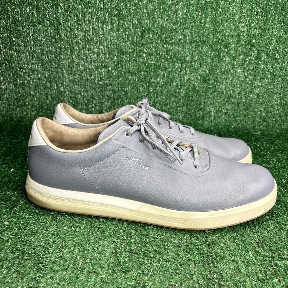 Adidas AdiPure SP Golf Shoes Mens Size 12 Gray Leather Spikeless‎ Comfort Boost